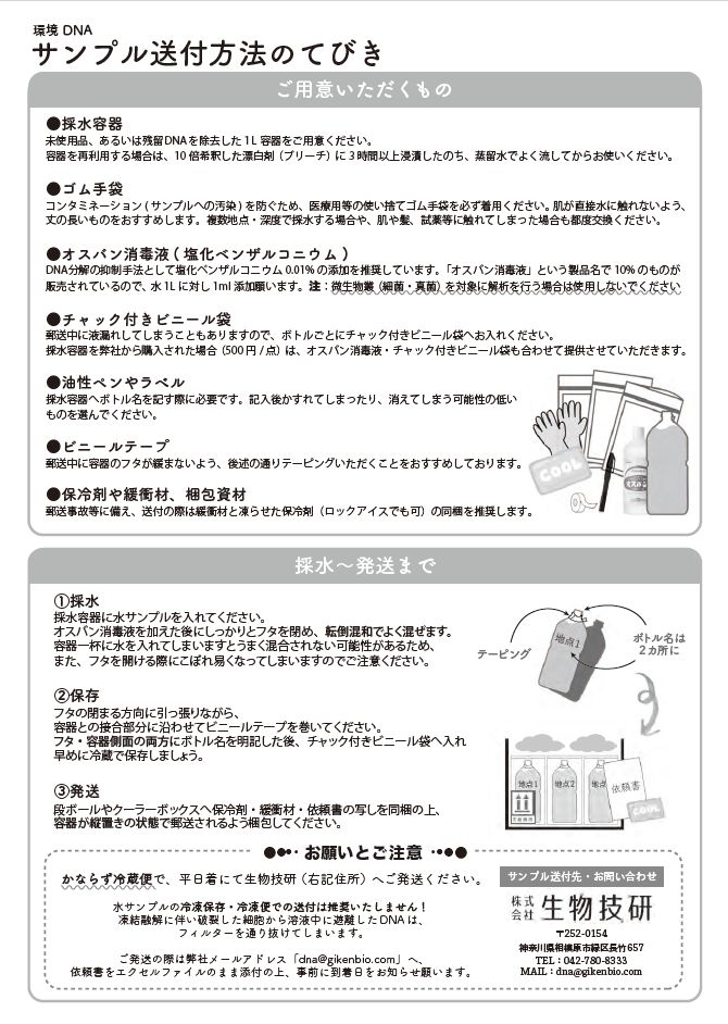 採水の手引き